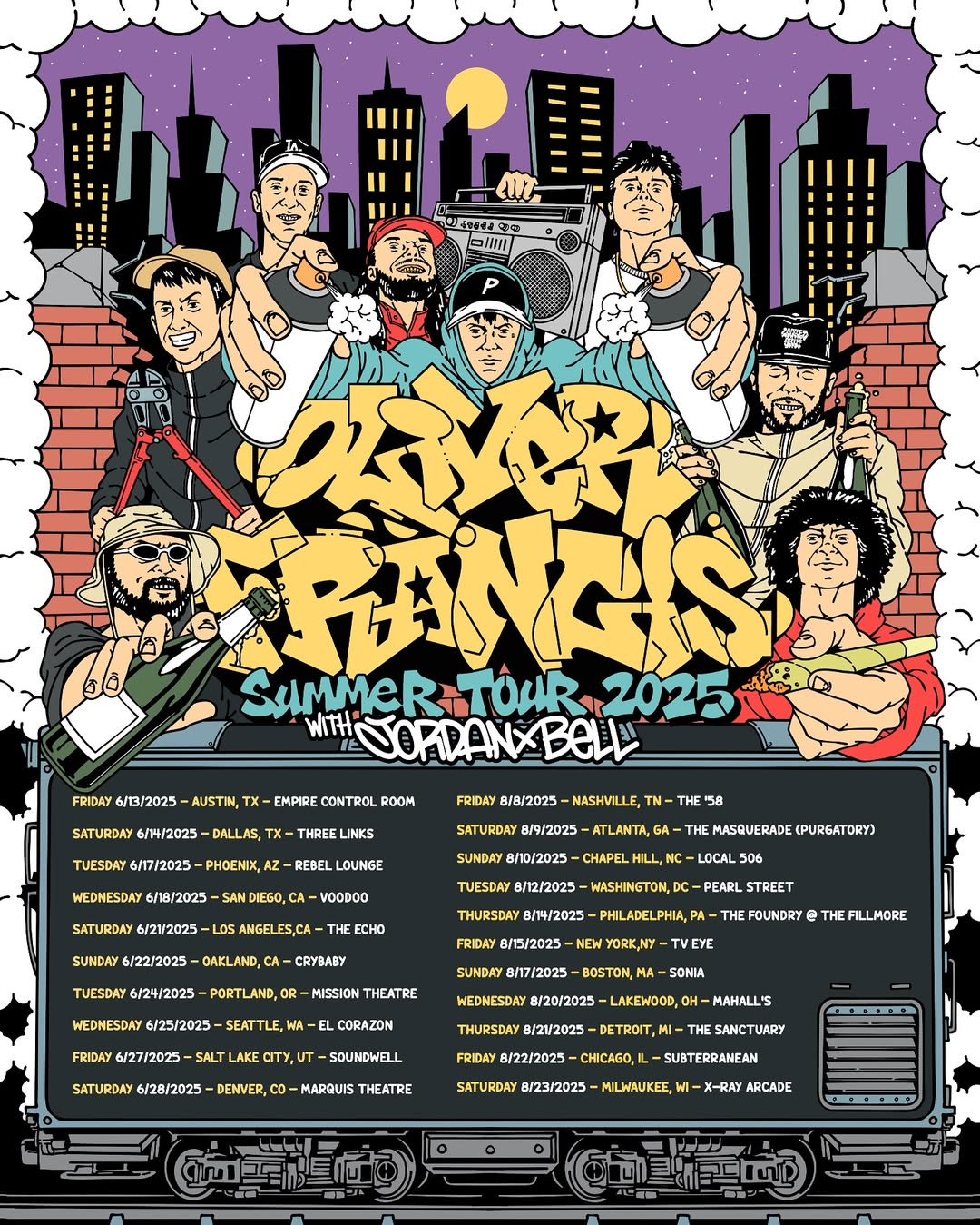 Oliver Francis Summer Tour Poster